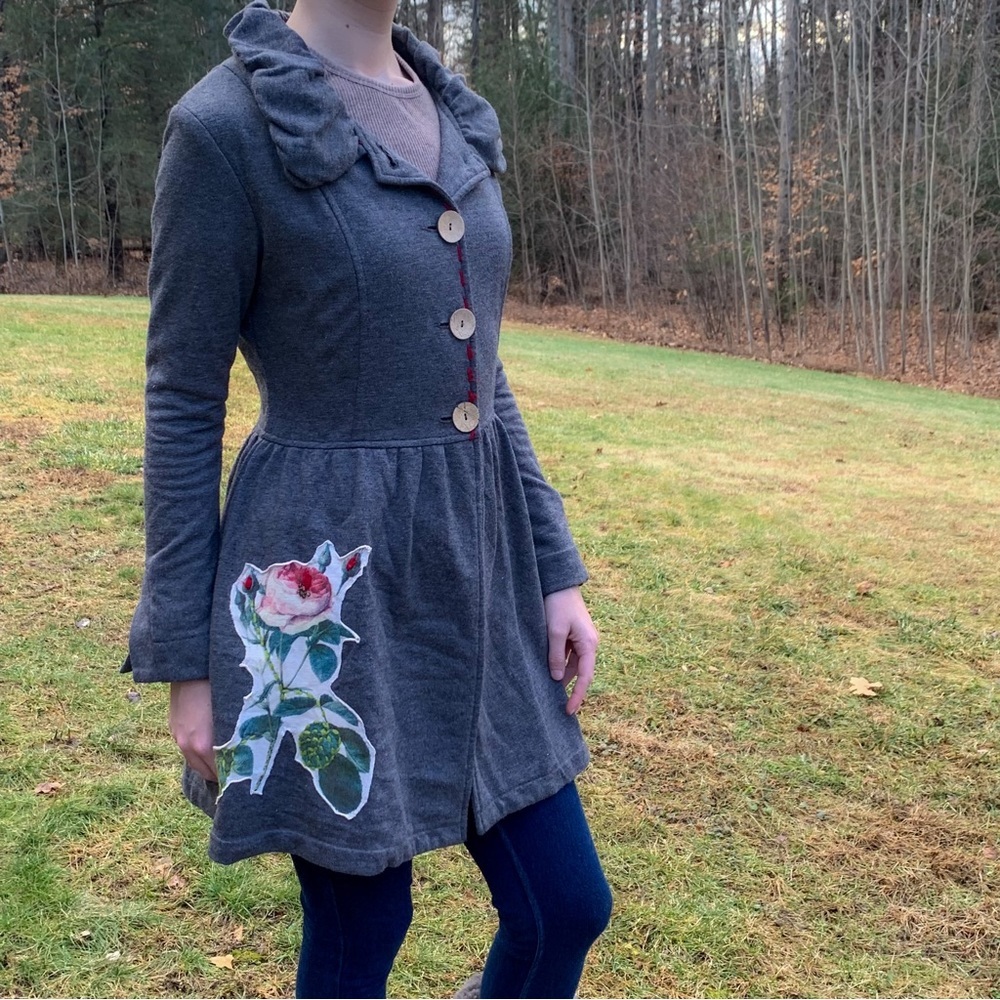 Anthropologie NICK & MO floral vintage feel jacket, S. - Picture 12 of 13